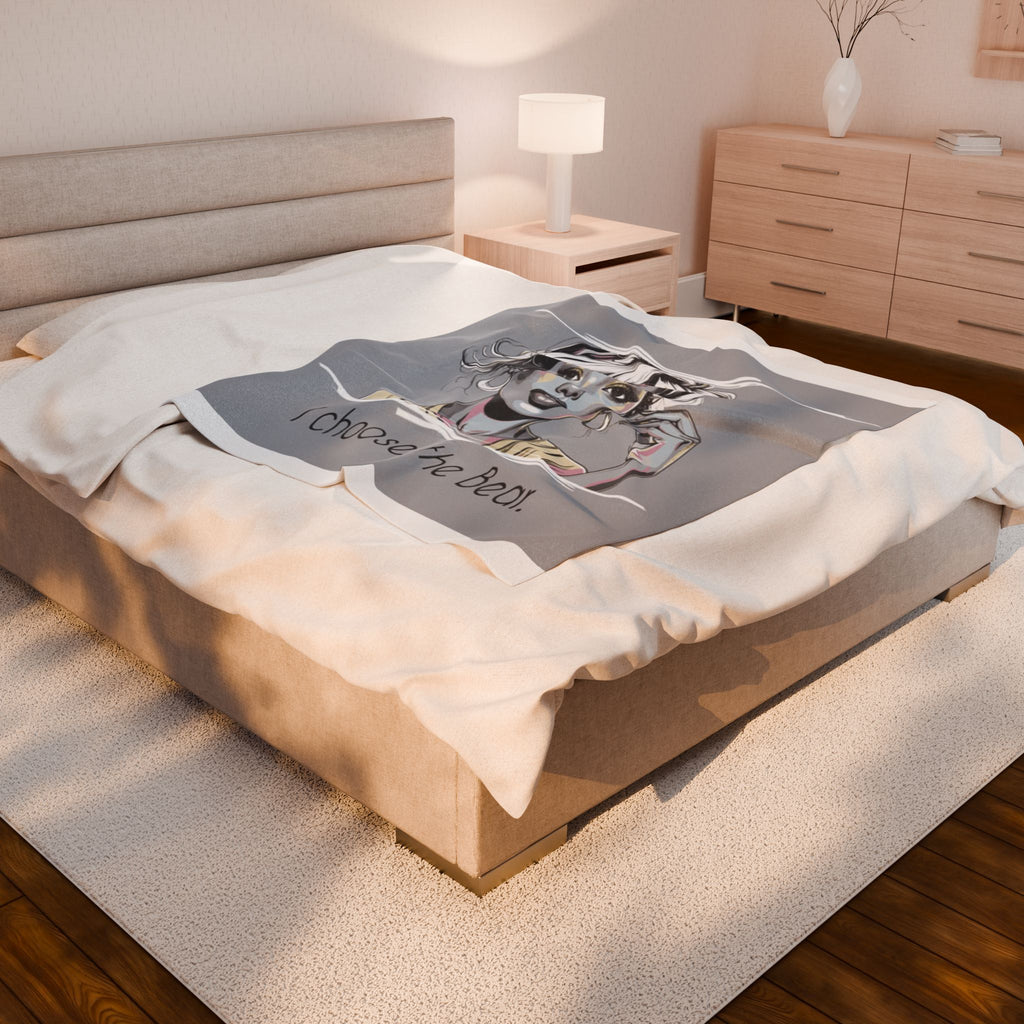 Cozy Bear Plush Blanket – Stylish Throw & Bedroom Décor Gift for Her