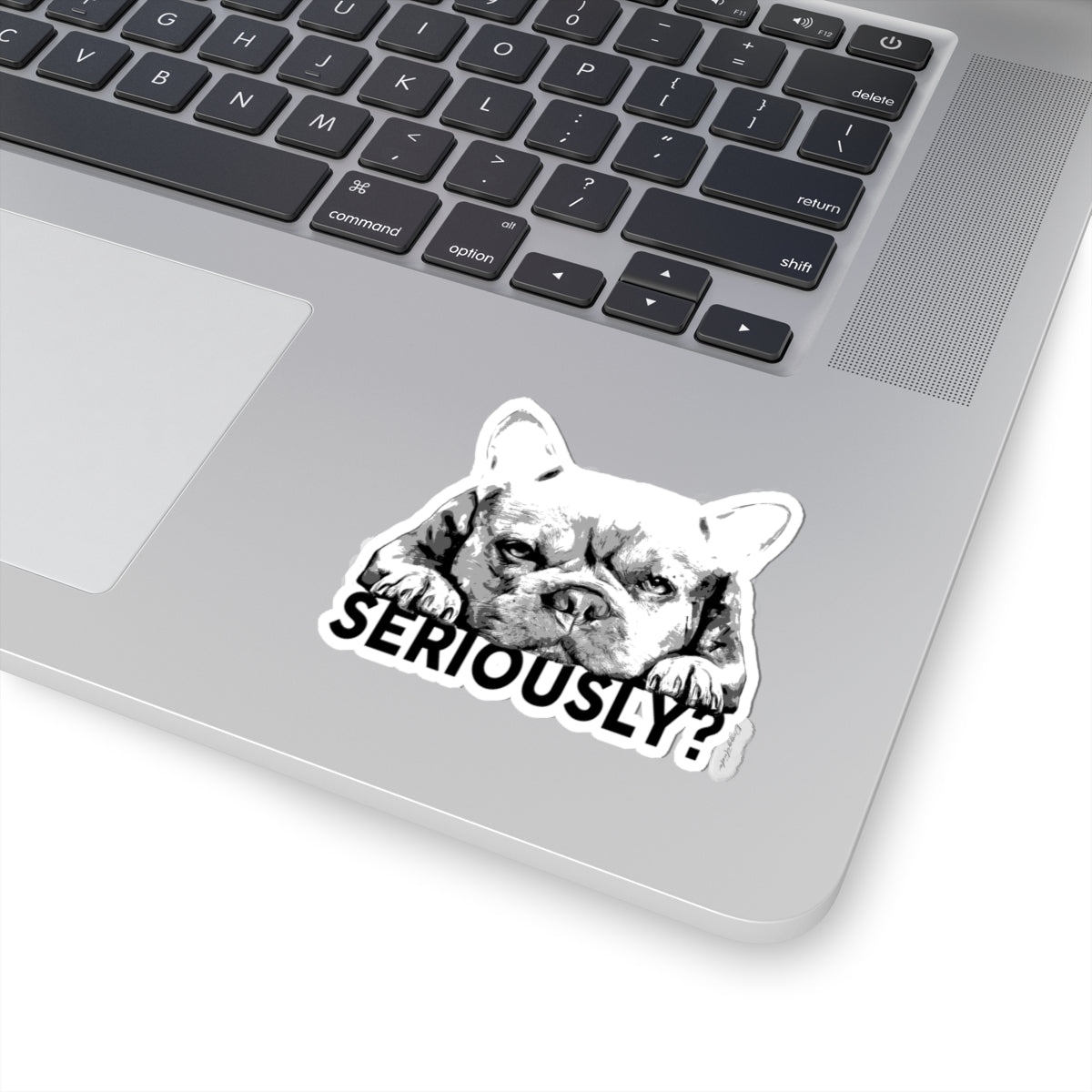 French Bulldog Kiss-Cut Stickers – Funny Laptop Decor & Pet Lover Gift