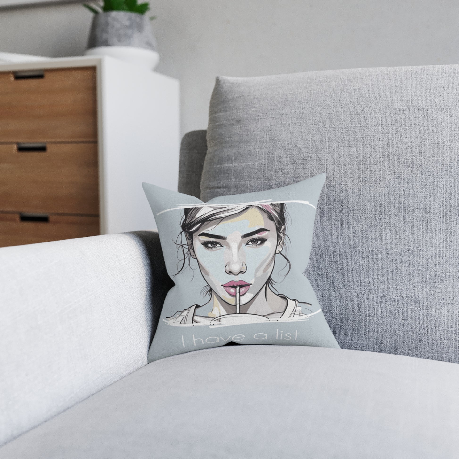 Decorative Square Pillow – Stylish Throw Cushion