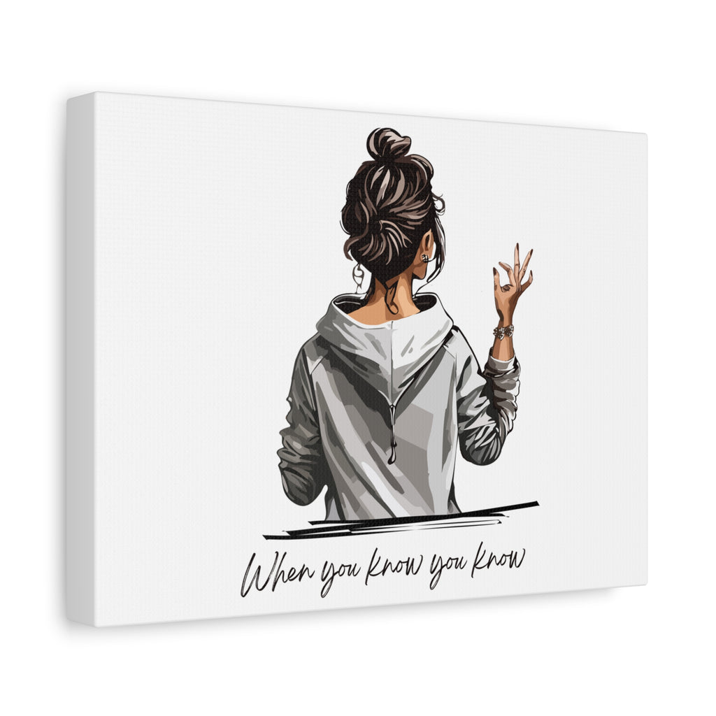 Modern Girl Canvas – Stylish Wall Décor & Inspiring Gift