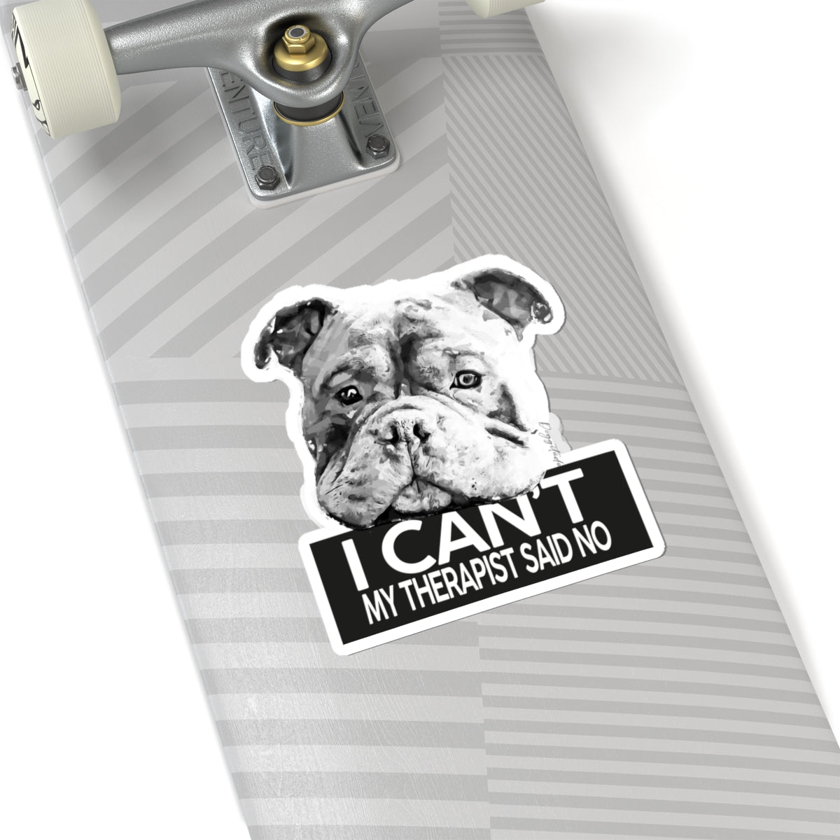 Funny Therapy Dog Stickers – Cute Laptop Decor & Gift for Pet Owners