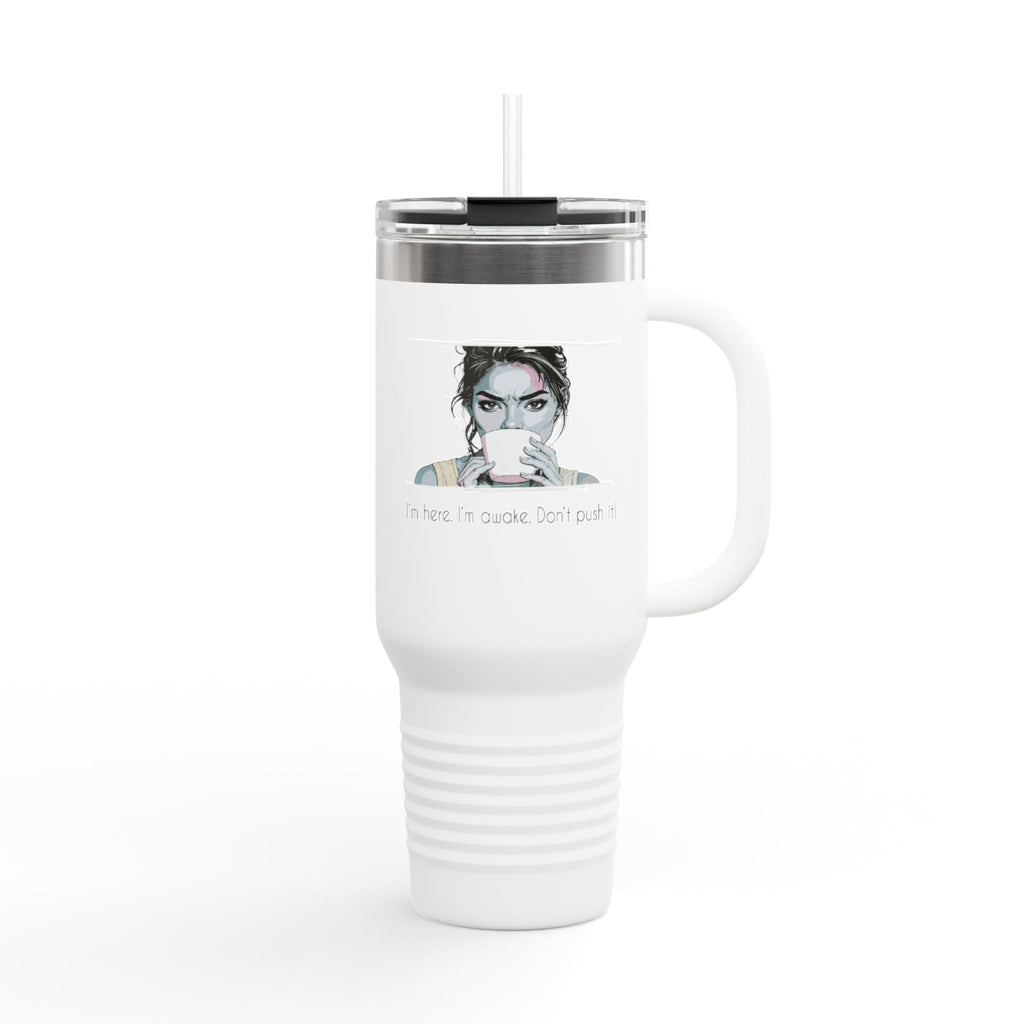 Insulated Coffee Travel Mug for Her – Motivational Quote Tumbler, Hot & Cold Cup