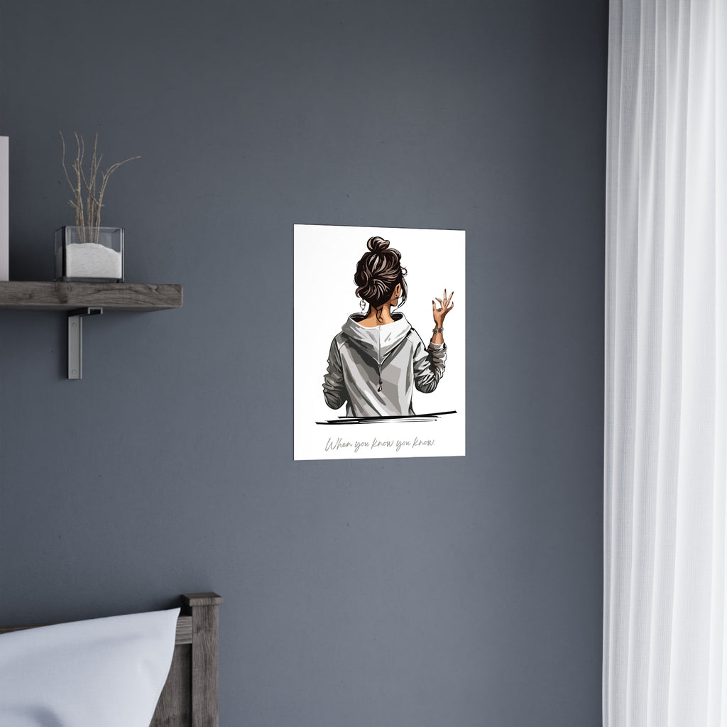 Inspirational Wall Art – Matte Poster Gift for Home & Room Decoration