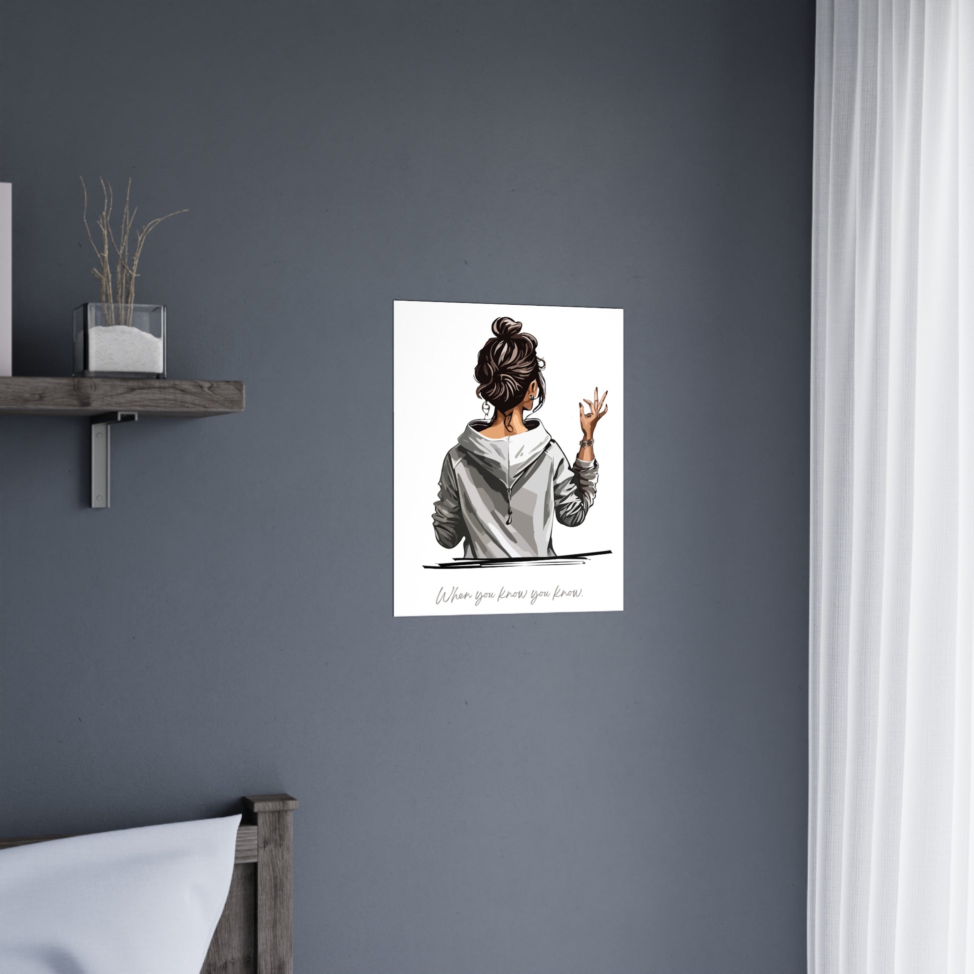 Inspirational Wall Art – Matte Poster Gift for Home & Room Decoration