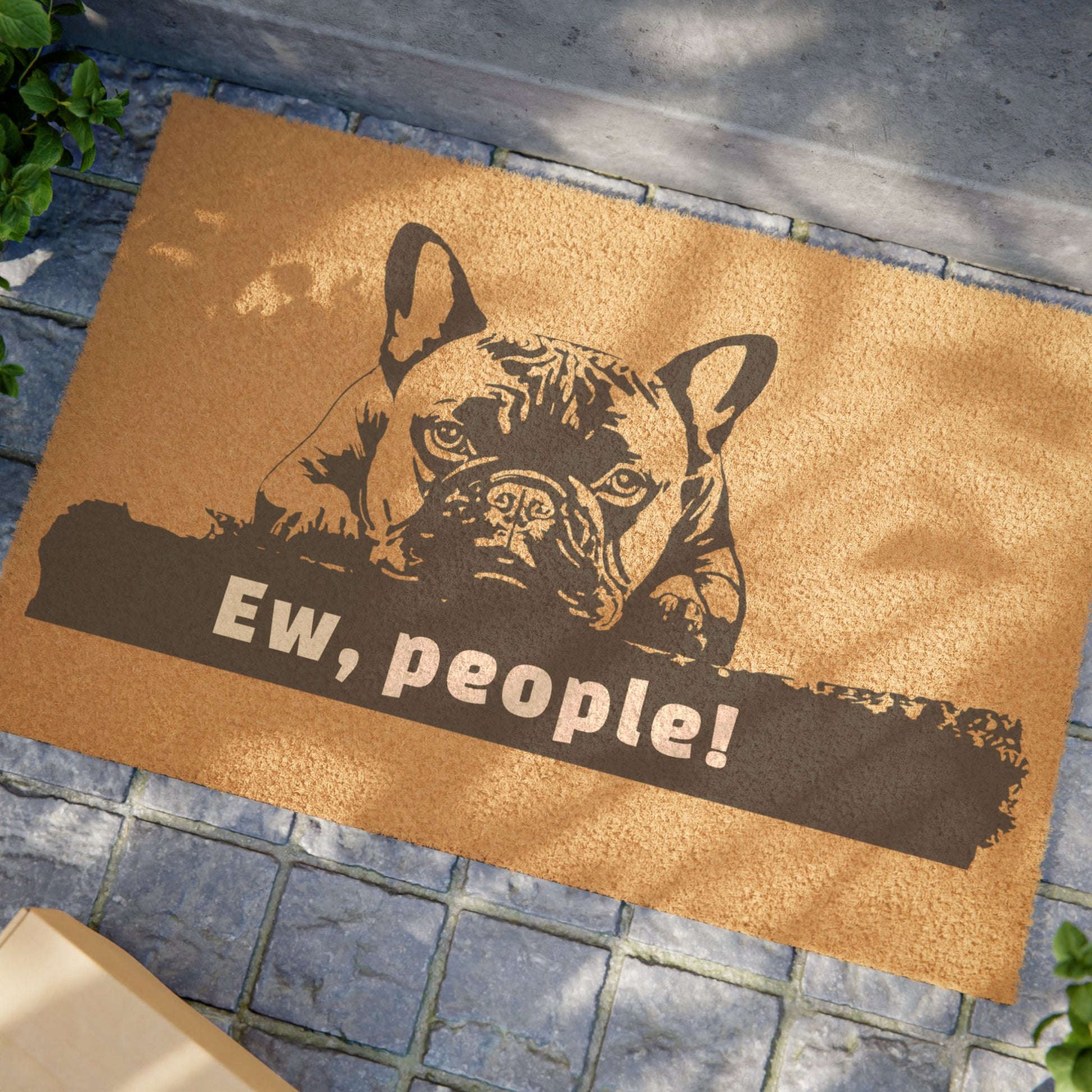 Funny Dog Welcome Mat – Customizable Pet Lover Doormat for Home