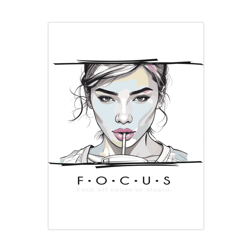 FOCUS Art Print – Motivational Wall Decor & Gift for Home or Office