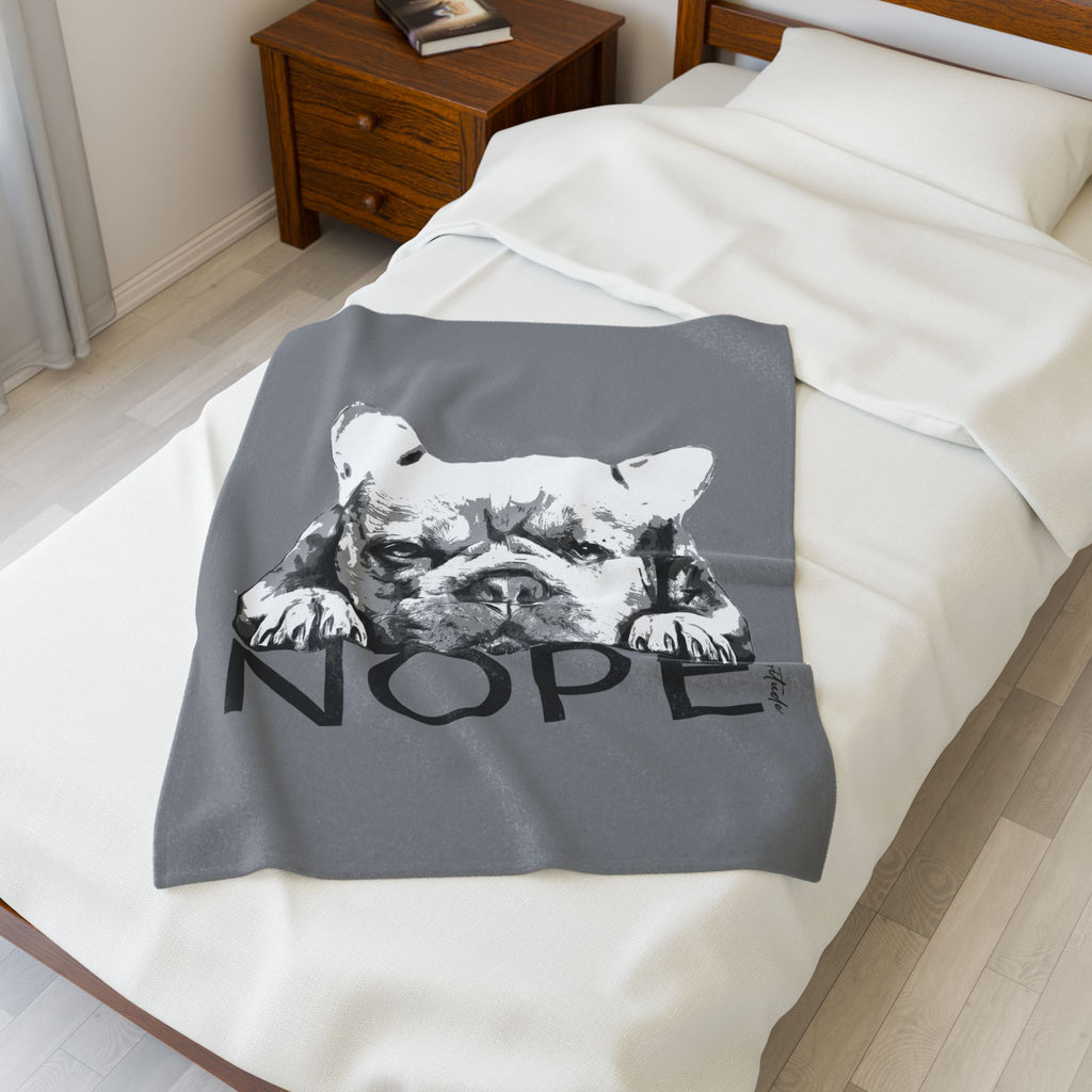 Dog Lover Plush Blanket – Cozy Velveteen Throw & Perfect Gift Idea