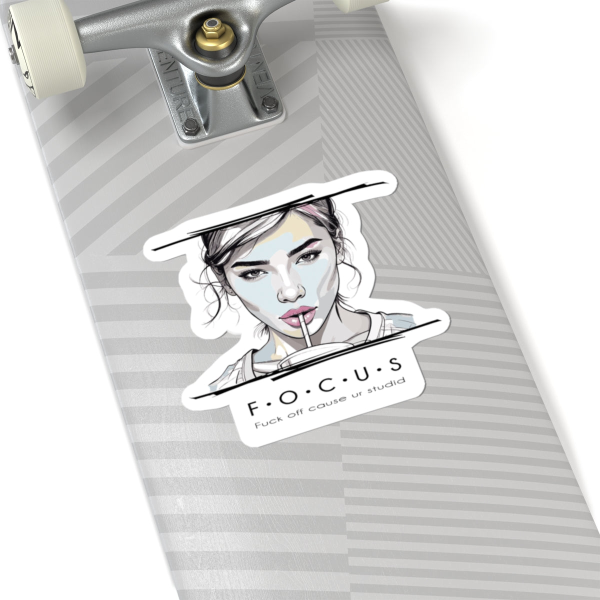 Motivational Kiss-Cut Stickers – Chic Gift for Friends & Creative Home Decor