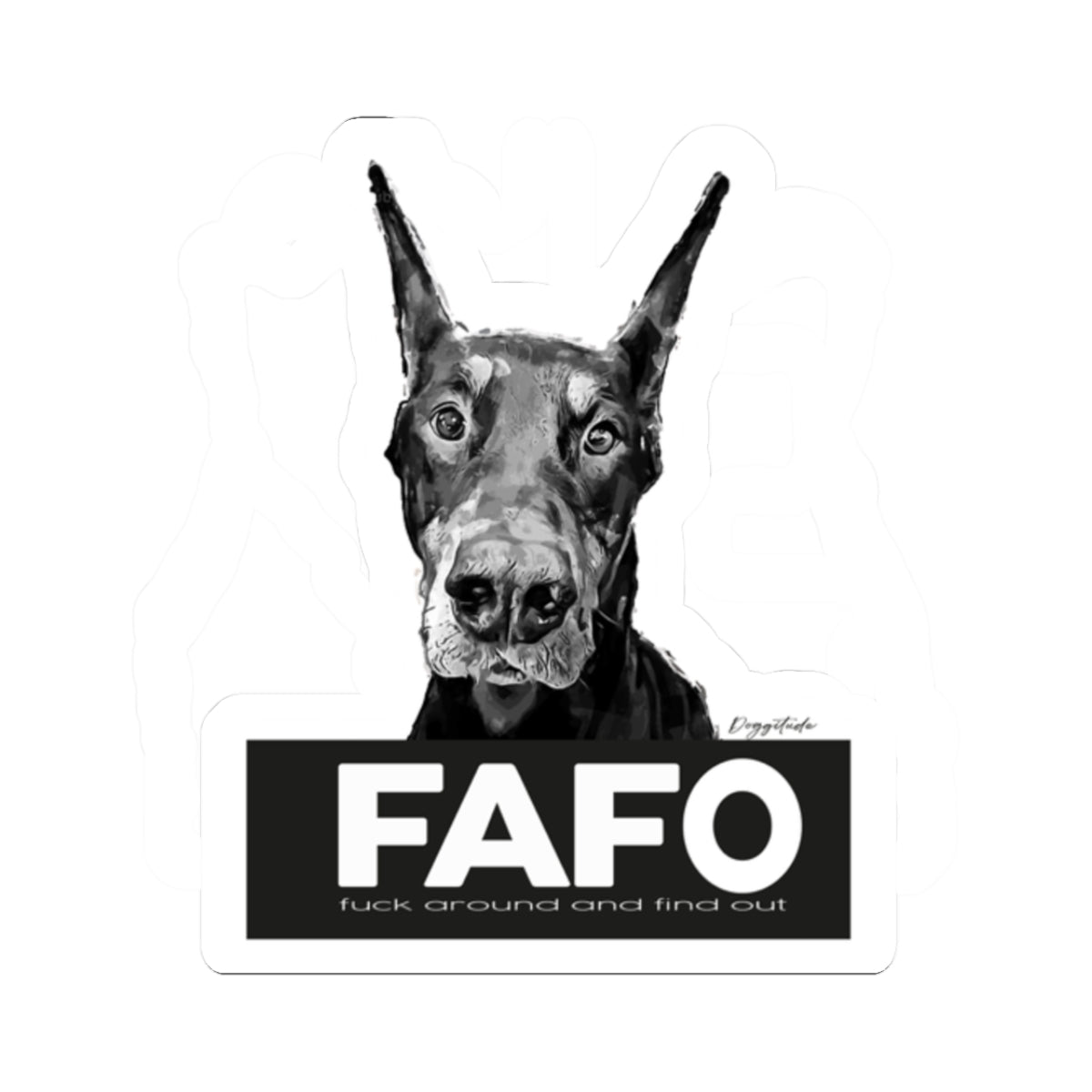 Kiss-Cut Dog Stickers – Funny Gift for Dog Moms & Pet Lovers