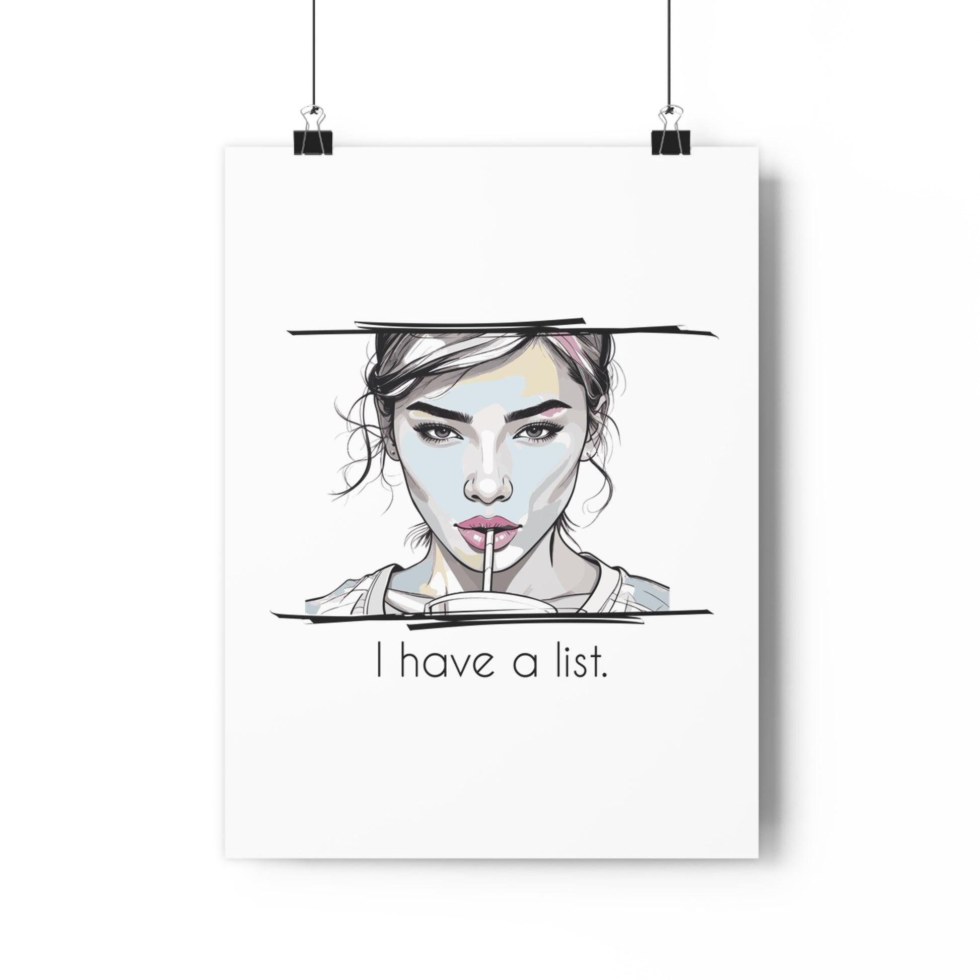 Motivational Giclée Art – Bold Portrait & Modern Home Décor