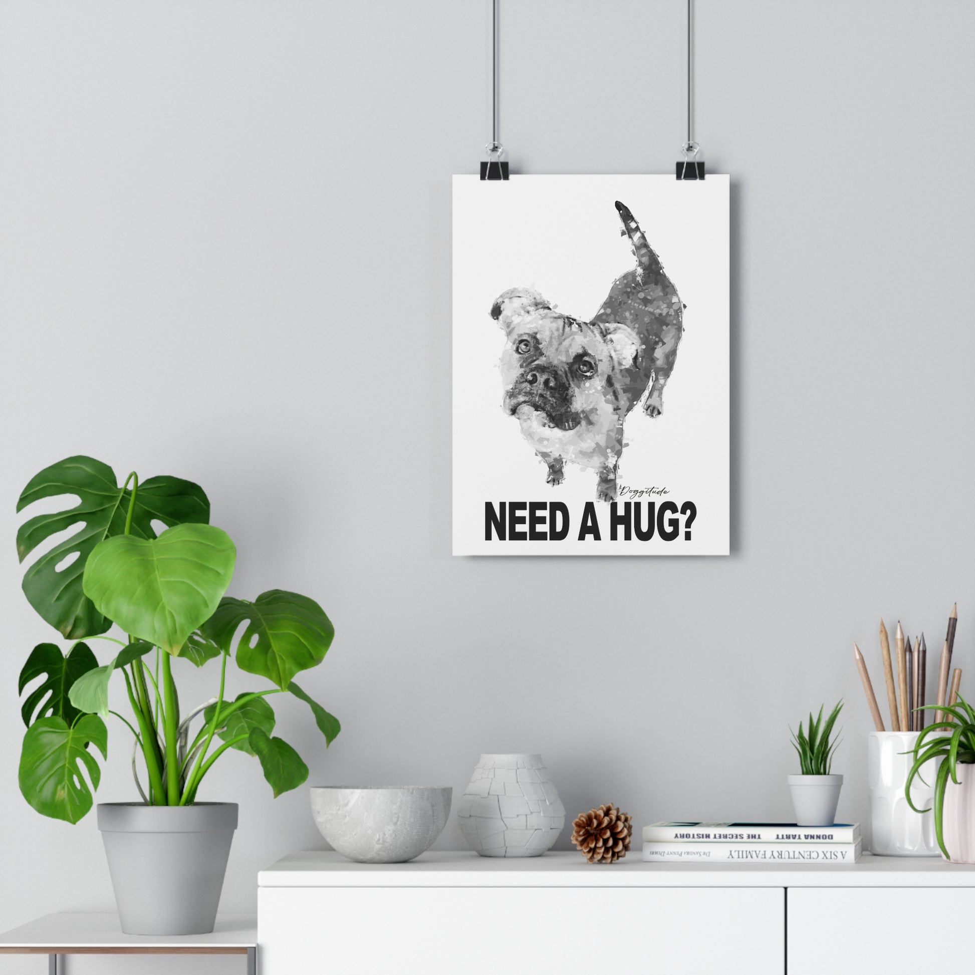 Adorable Dog Wall Art – Giclée Print & Animal Lover Gift