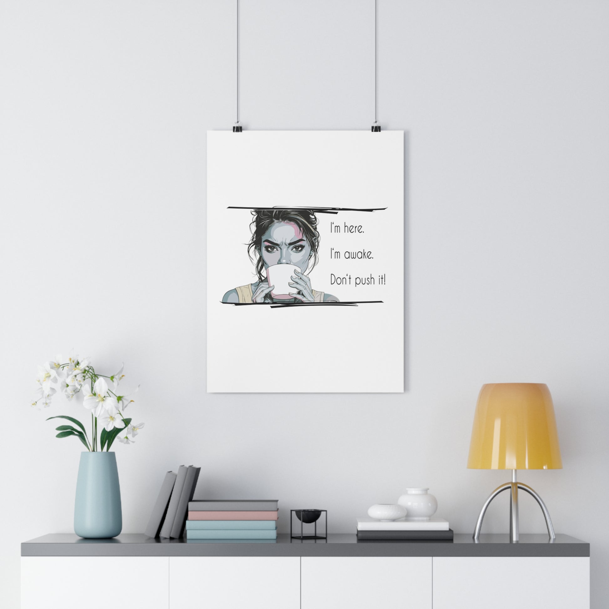 Motivational Coffee Art – Giclée Wall Print & Home Décor Gift