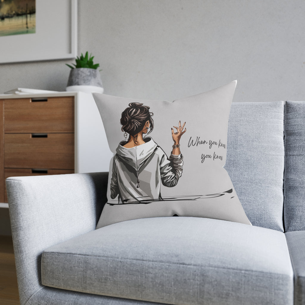 Inspirational Throw Pillow – Stylish Cushion & Uplifting Home Decor Gift