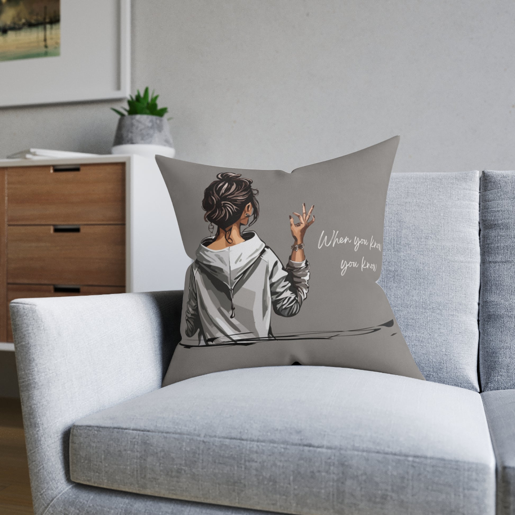 Chic Motivational Cushion – Inspirational Home Decor & Thoughtful Gift