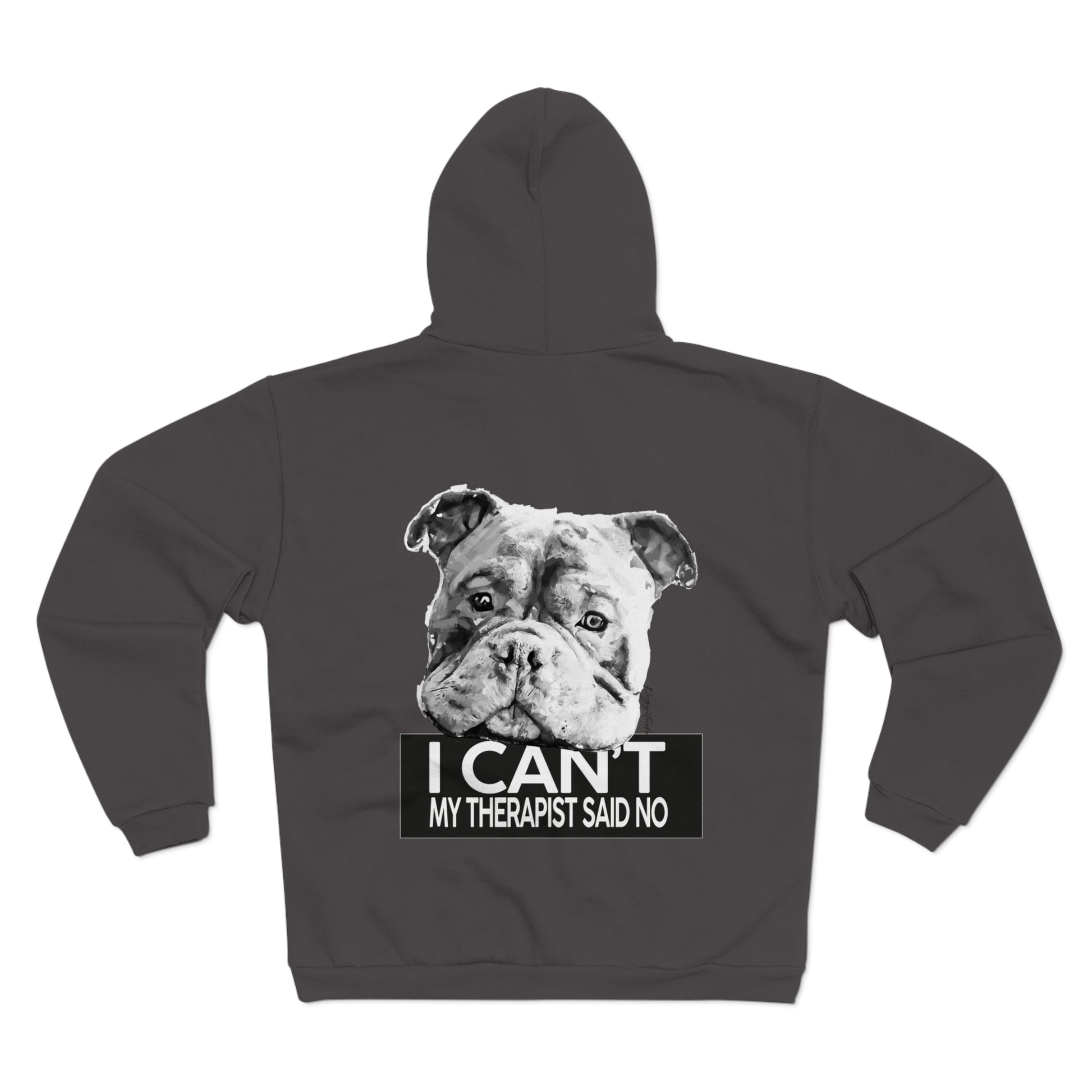 Funny Dog Quote Zip Hoodie for Pet Lovers