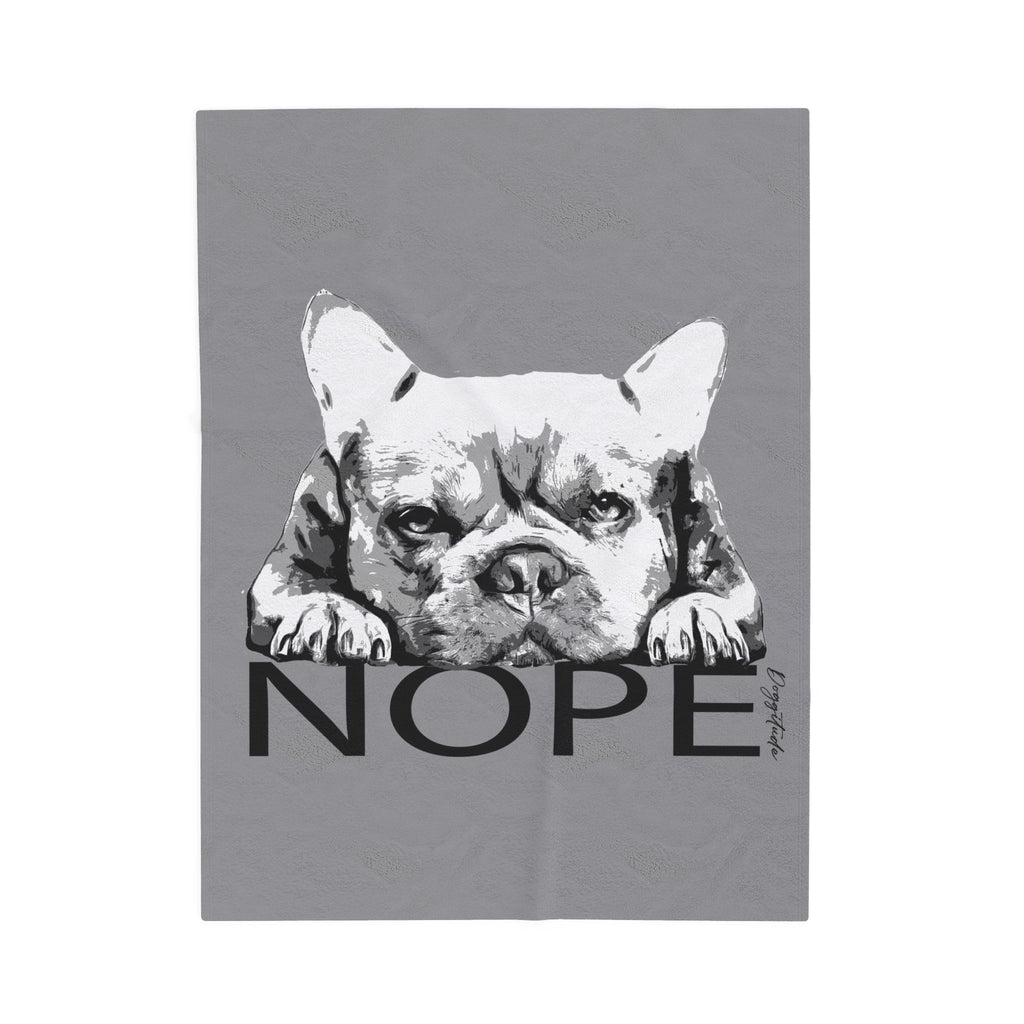 Dog Lover Plush Blanket – Cozy Velveteen Throw & Perfect Gift Idea