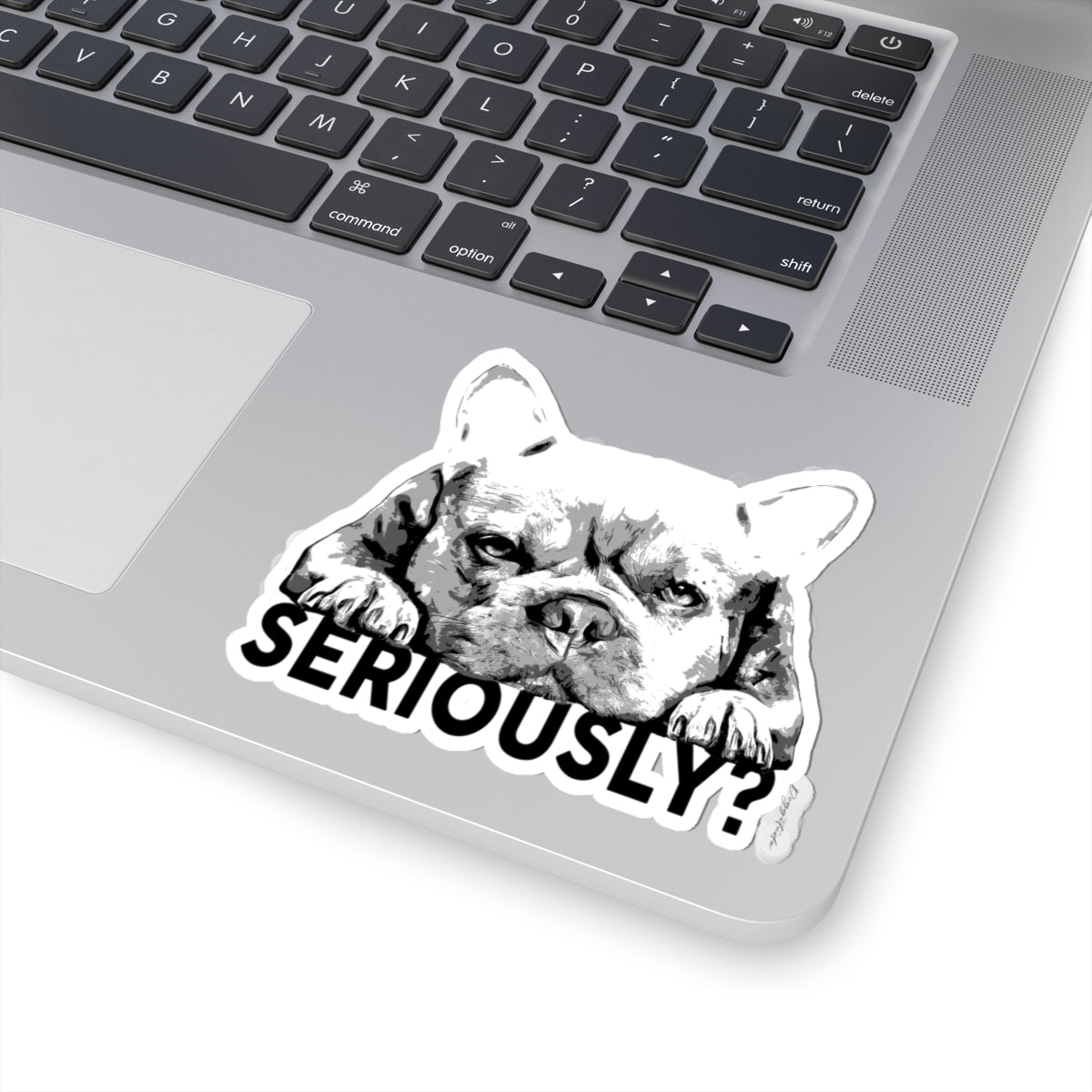 French Bulldog Kiss-Cut Stickers – Funny Laptop Decor & Pet Lover Gift