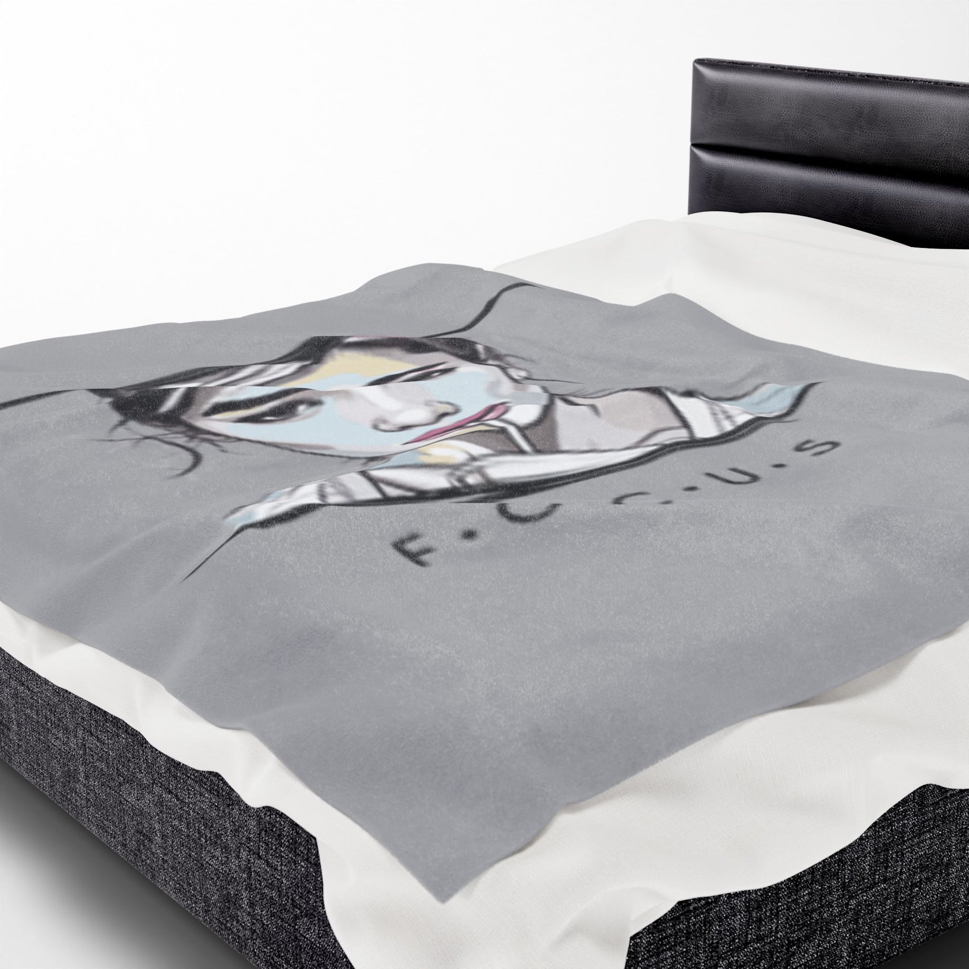 Inspirational FOCUS Throw Blanket – Cozy Plush Decor & Soft Gift Idea