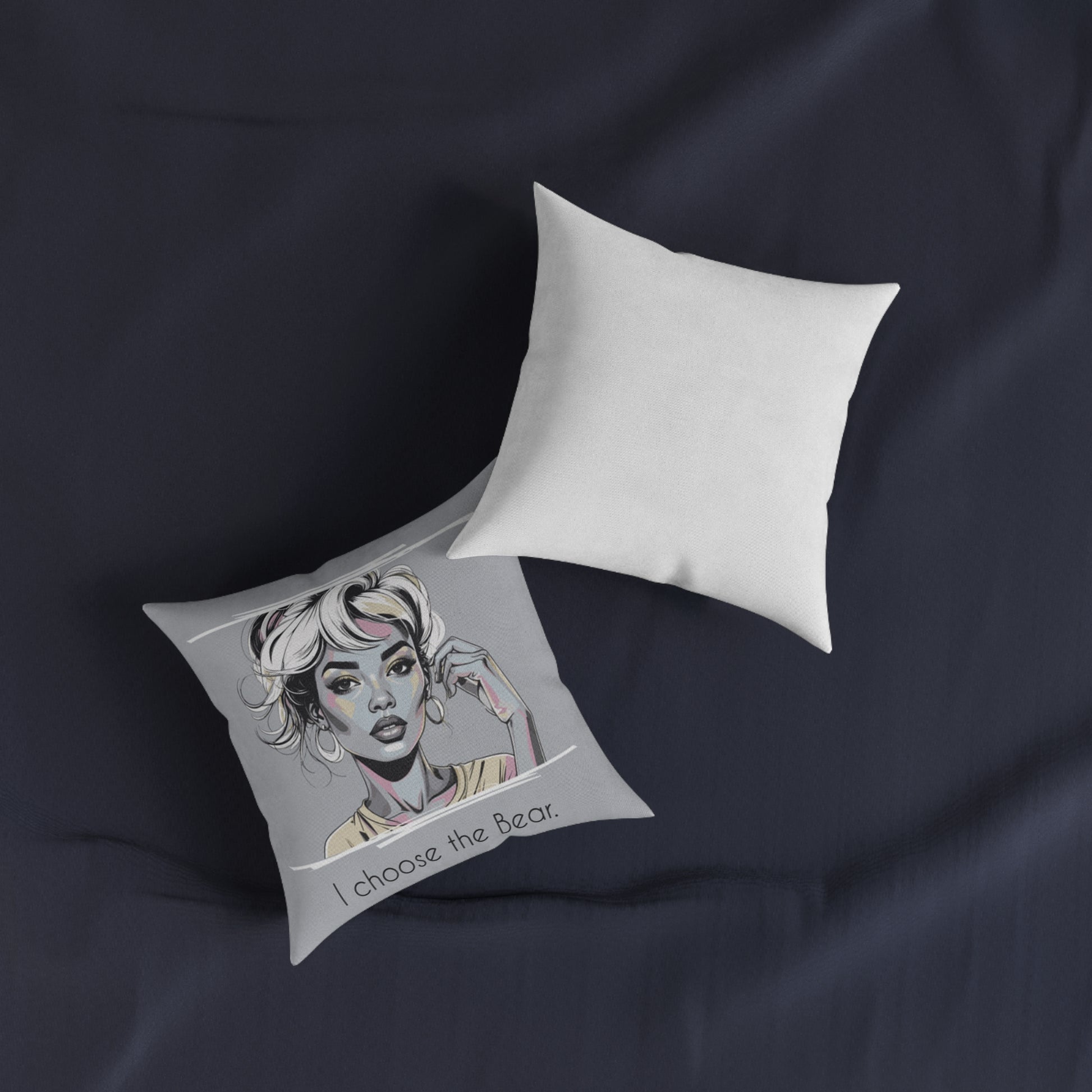 Cozy Bear Pillow – Modern Décor & Animal Lover Gift