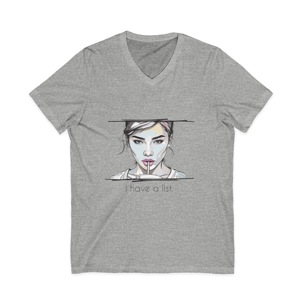 List Maker Shirt – Funny Unisex V-Neck Tee for Everyday Wear