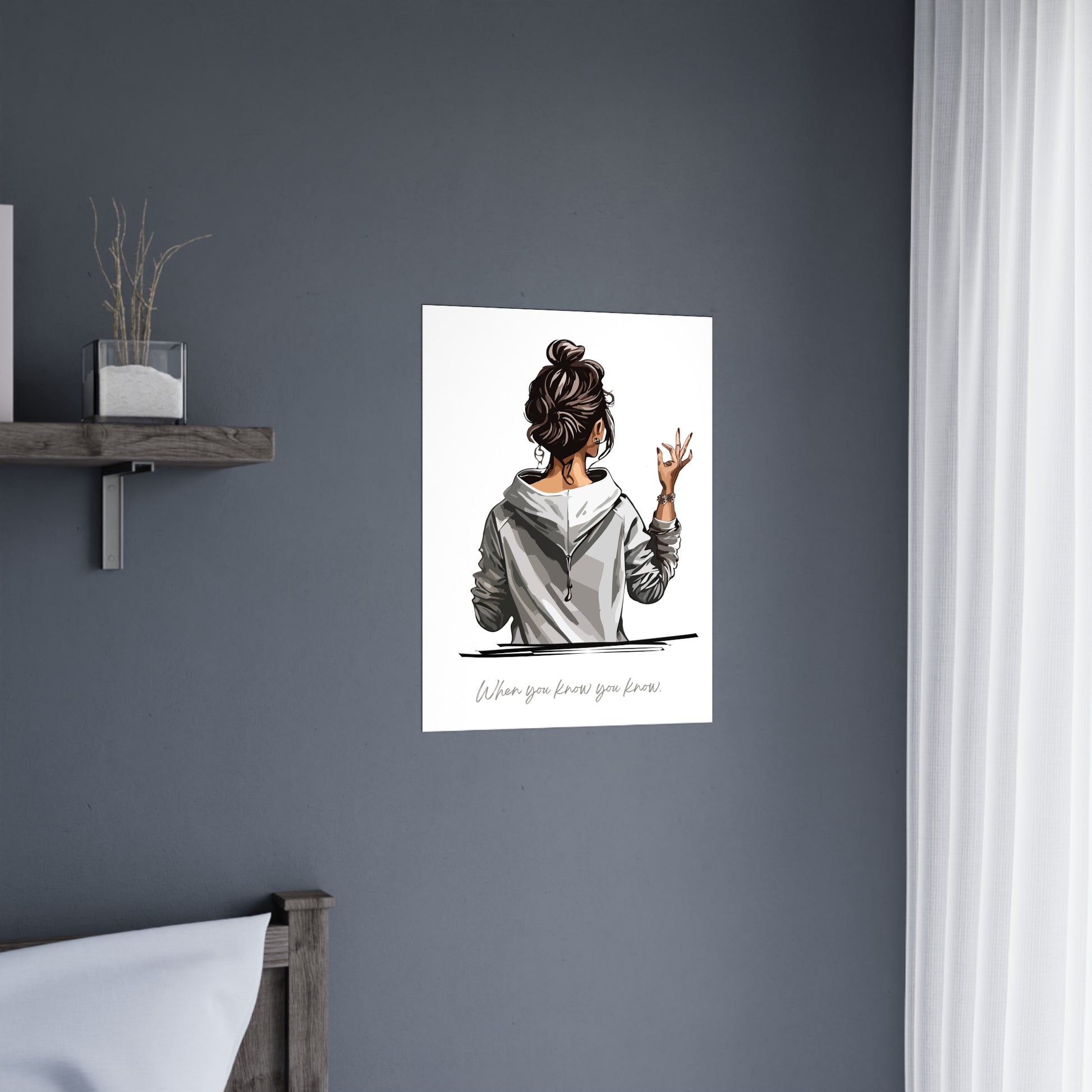 Inspirational Wall Art – Matte Poster Gift for Home & Room Decoration