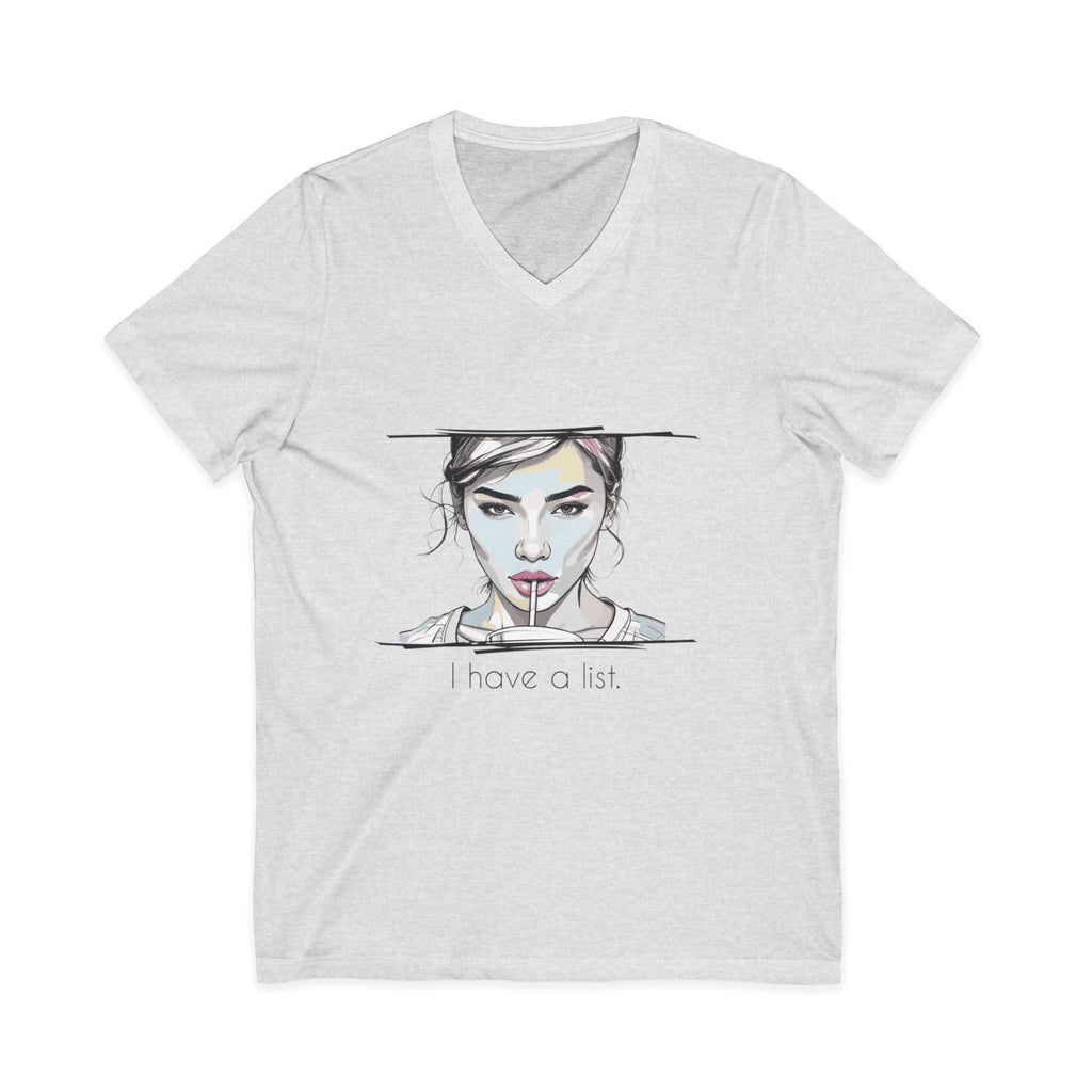 List Maker Shirt – Funny Unisex V-Neck Tee for Everyday Wear