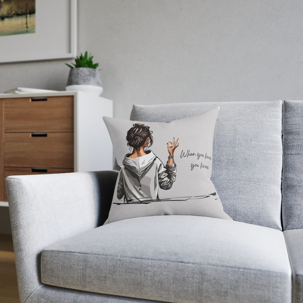 Inspirational Throw Pillow – Stylish Cushion & Uplifting Home Decor Gift