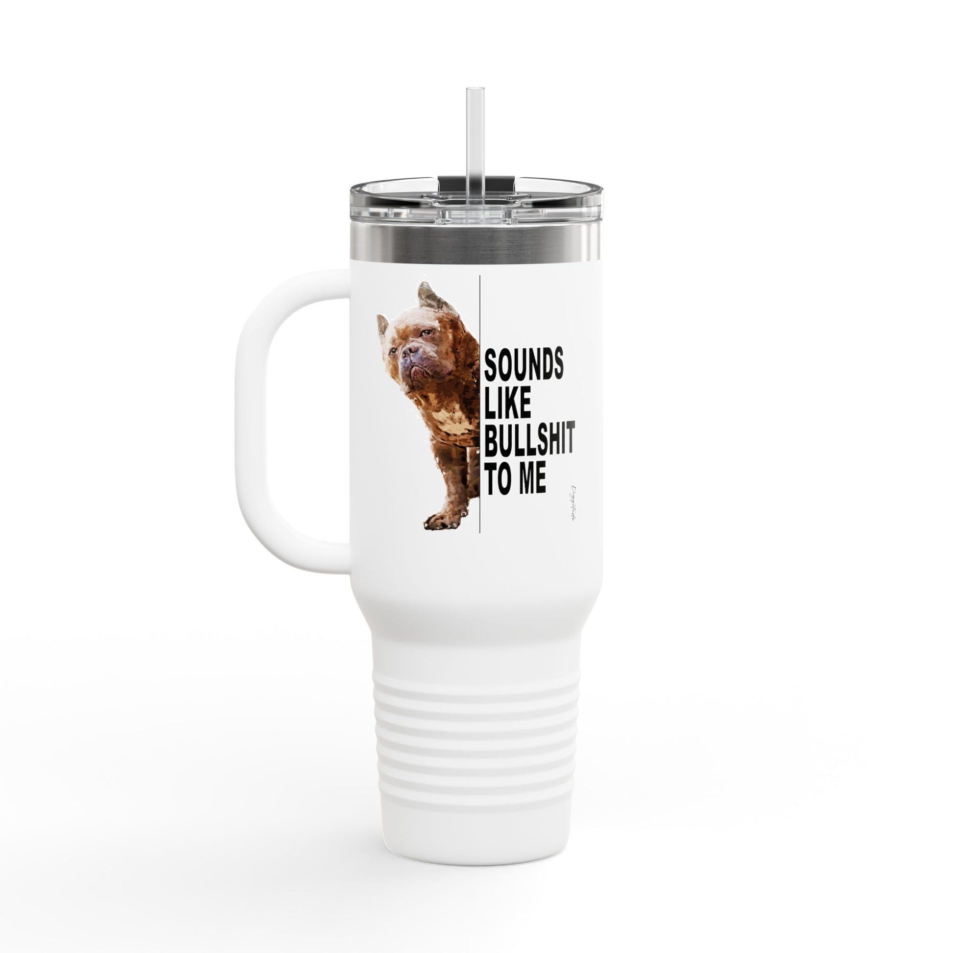 Dog Lover Mug 40oz – Funny Insulated Travel Tumbler Gift