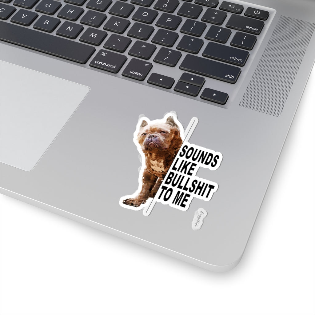 Funny Dog Stickers – Kiss-Cut Laptop Decals & Gift for Pet Lovers